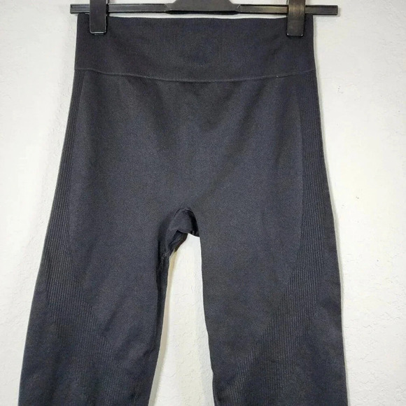 pink active leggings Women's XL black high waisted Athleisure Sport - Picture 11 of 12